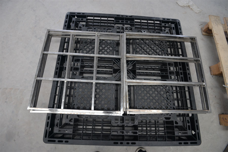 铝合金脱漆脱塑处理后