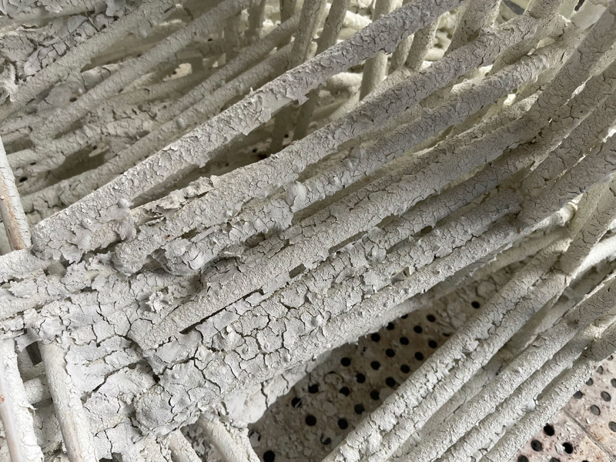 金属件脱漆脱塑